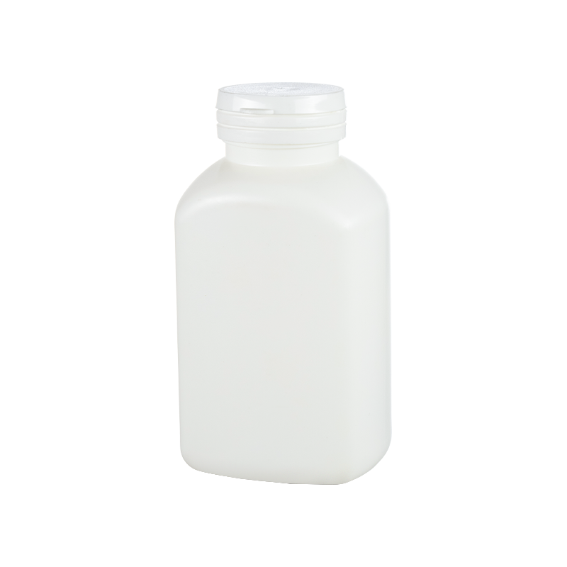 Botol Persegi HDPE 275ml Dengan Bahu Miring